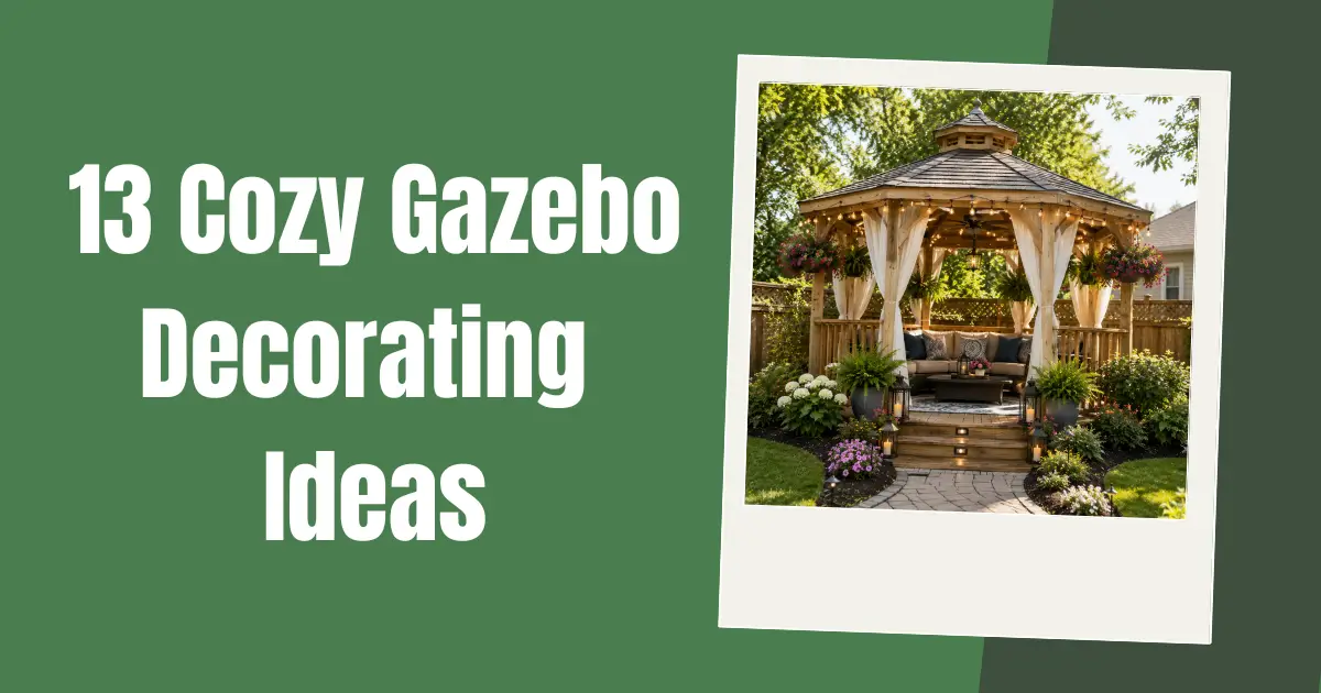 Cozy Gazebo Decorating Ideas image