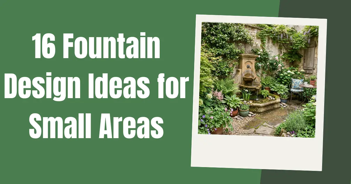 Fountain Design Ideas for Small Areas image