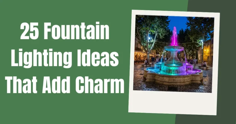 Fountain Lighting Ideas That Add Charm image