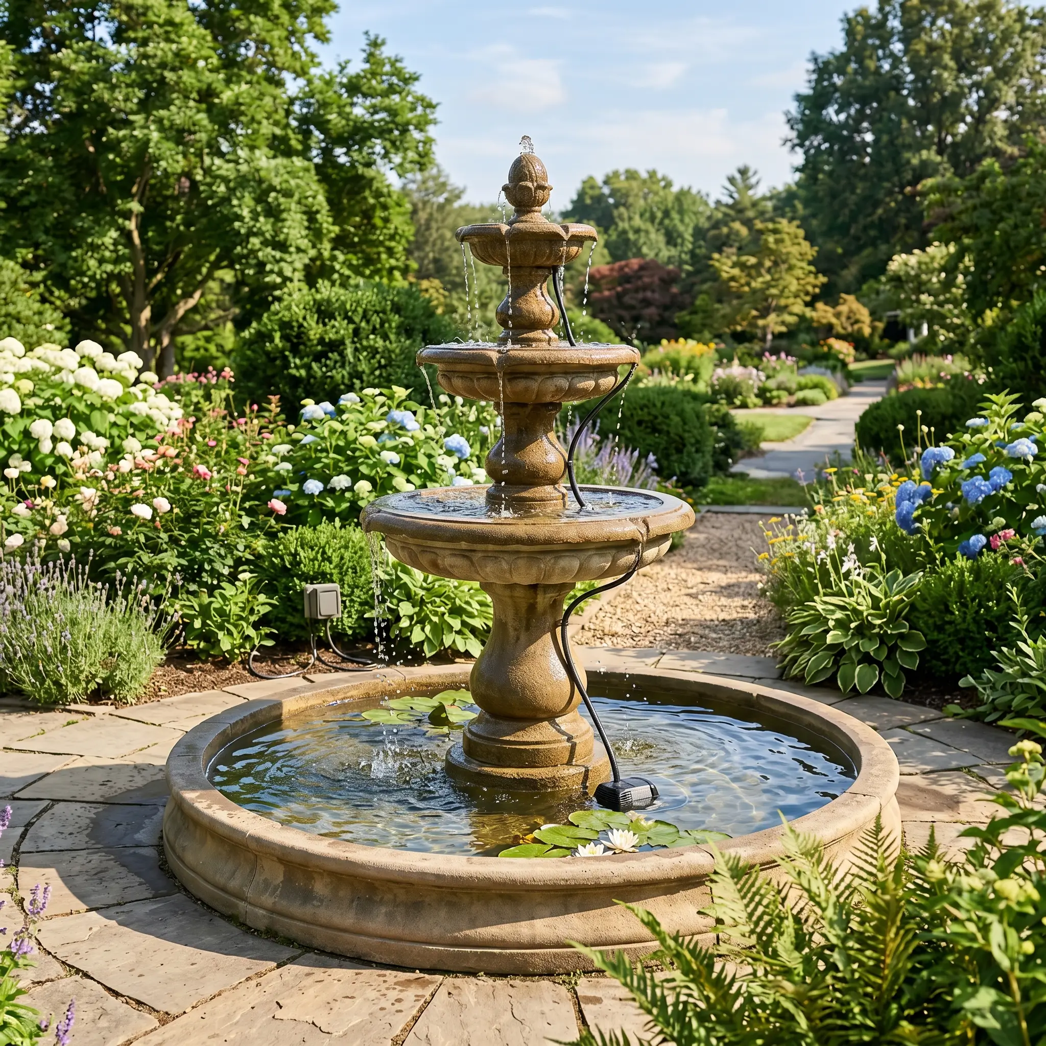 Factors That Affect Fountain Pump Size