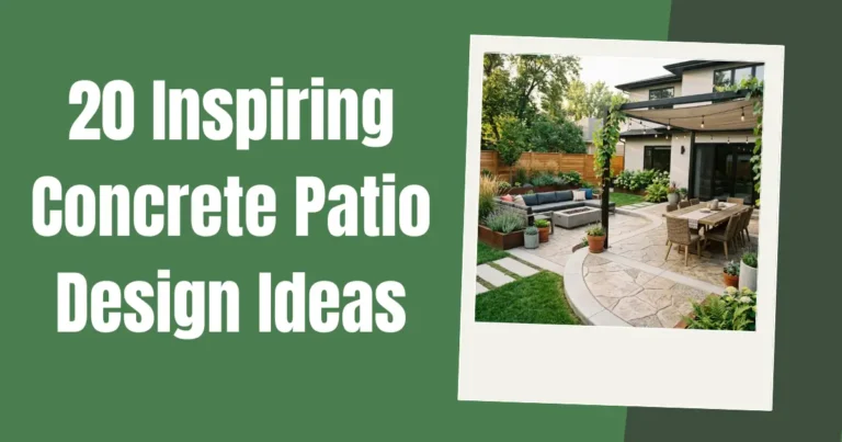 Inspiring Concrete Patio Design Ideas image