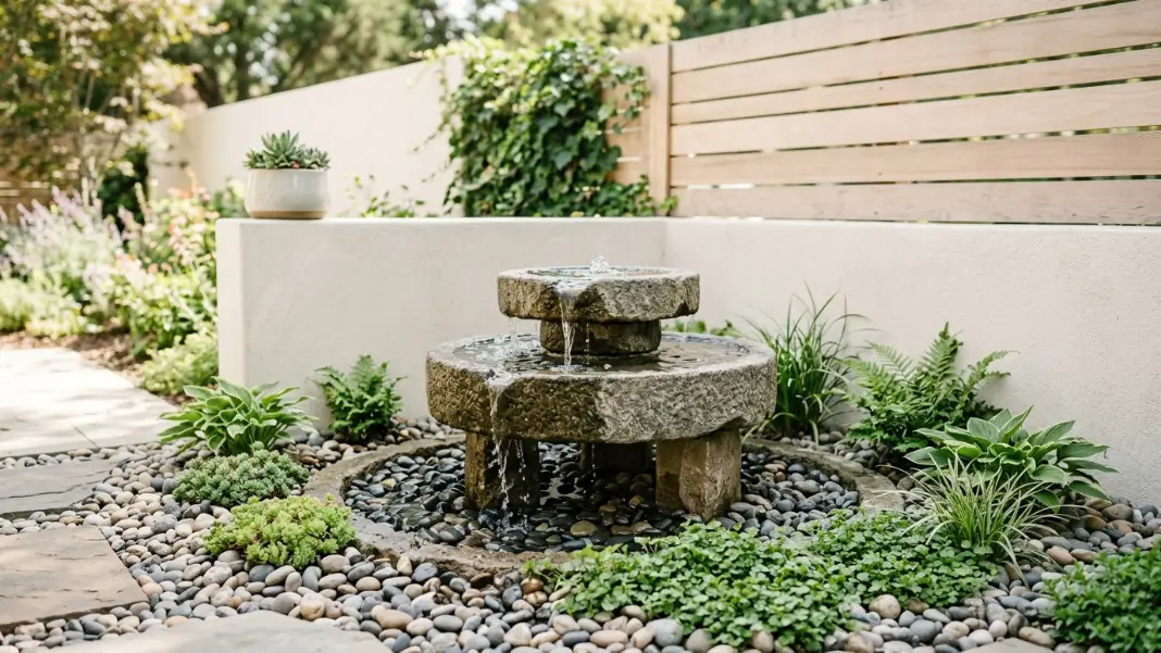 Millstone or Stepping Stone Fountain
