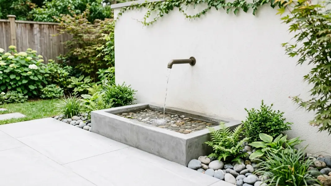 Wall-Mounted Spout Fountain