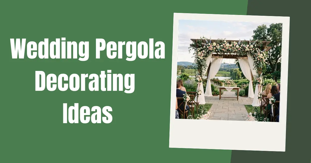 Wedding Pergola Decorating Ideas image