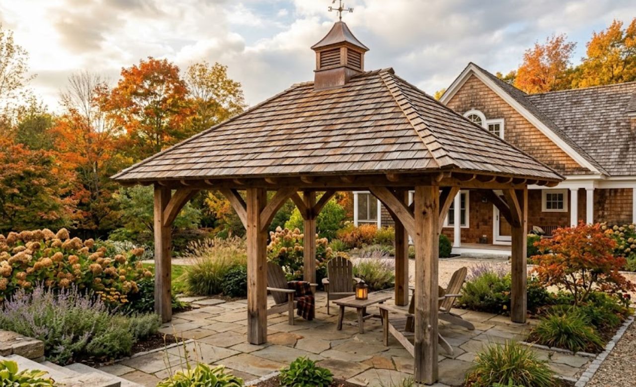 Cedar Shake Shingles Gazebo Roof Ideas That Look Luxury USA
