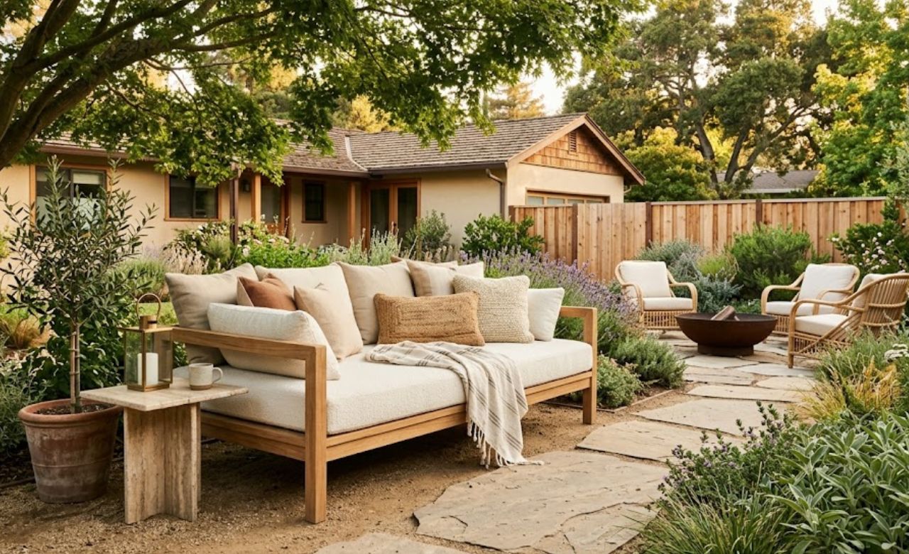 Daybed or Outdoor Chaise Lounge Outside Seating Ideas