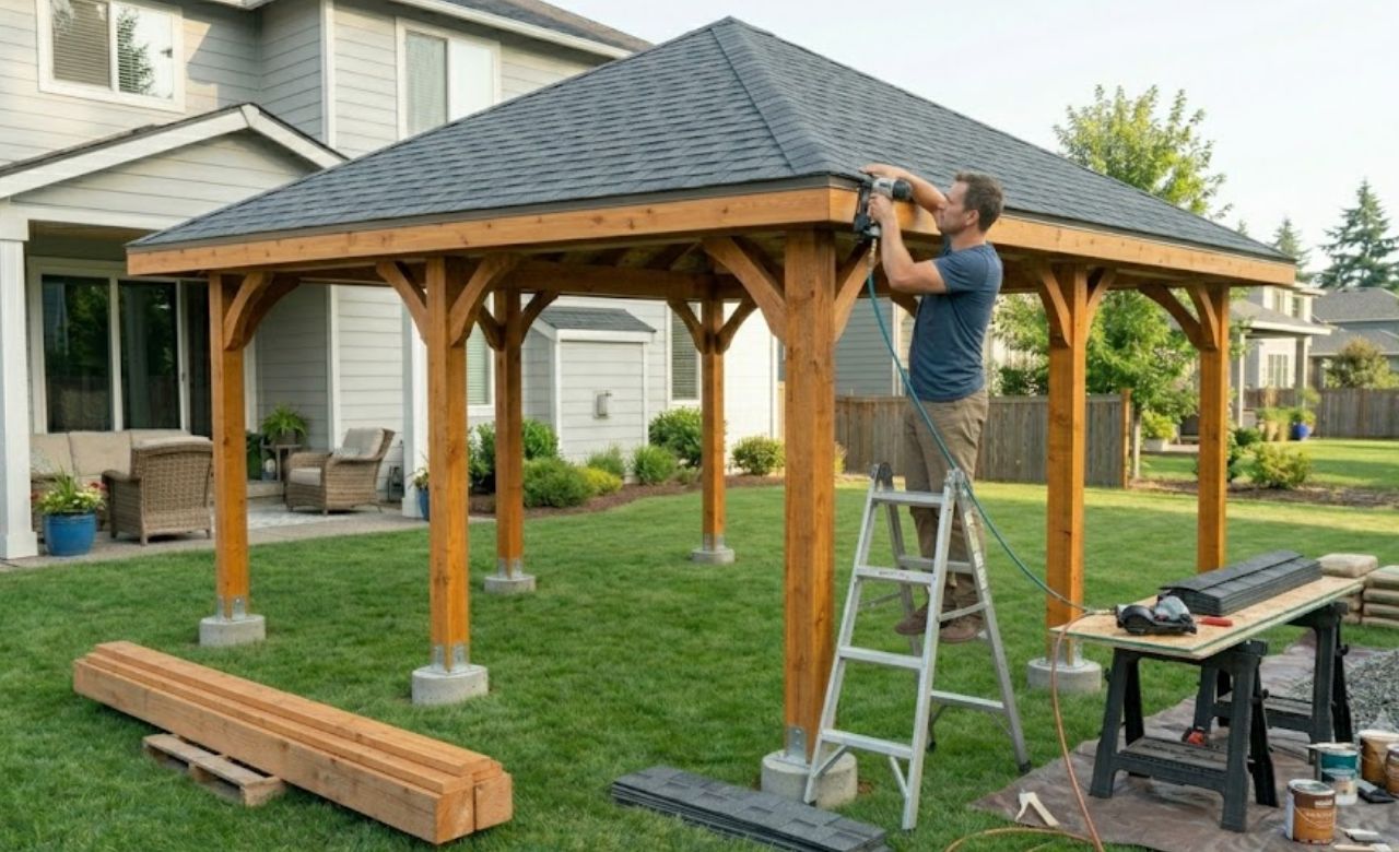 Install Roofing Material and Finish Details