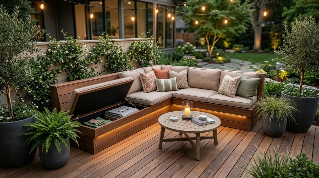 6. built in bench seating with 202607301317