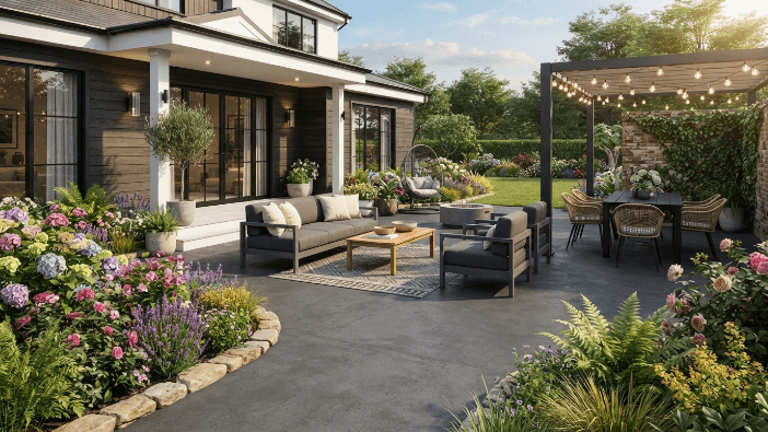 Painted concrete patio (1)