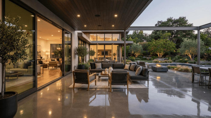 Polished concrete patio (1)